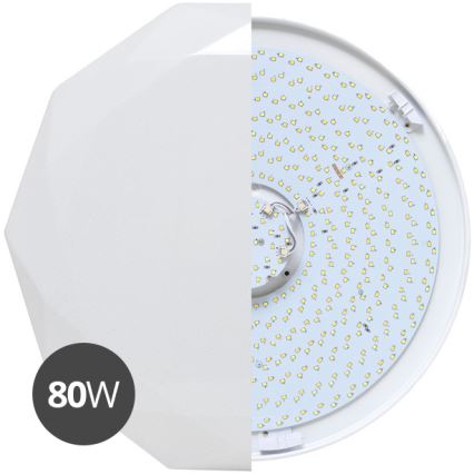 LED Hämardatav laevalgusti DIAMANT LED/80W/230V + pult