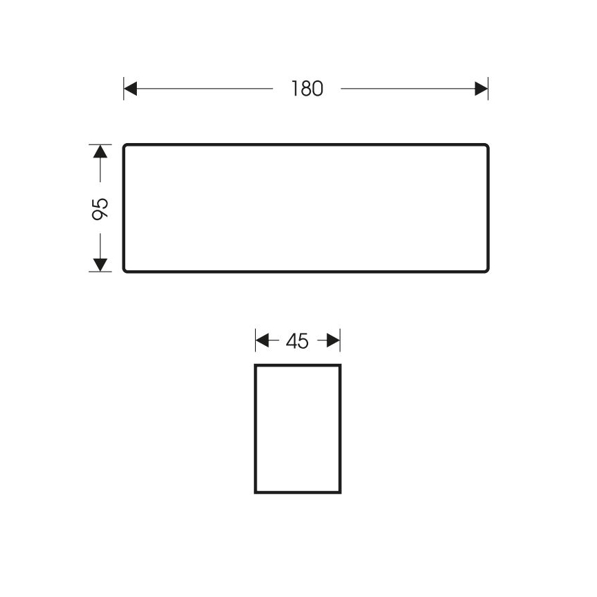 LED Väli seinavalgusti BRICK 2xLED/6W/230V 3000/4000/6500K IP65 valge