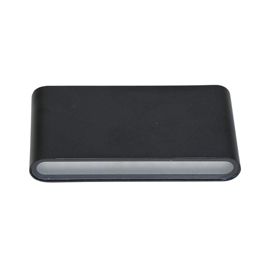 LED Väli seinavalgusti BRICK 2xLED/6W/230V 3000/4000/6500K IP65 must