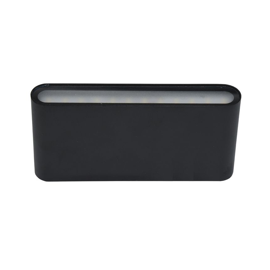 LED Väli seinavalgusti BRICK 2xLED/6W/230V 3000/4000/6500K IP65 must