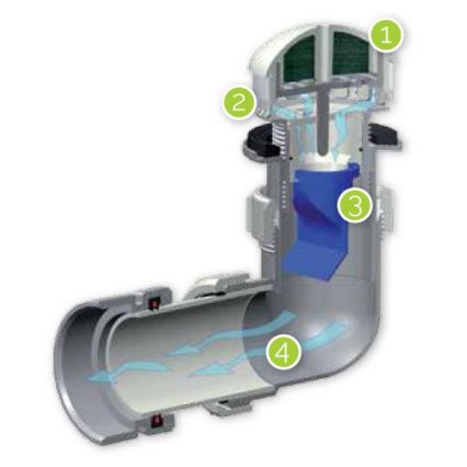 EcoStep 30011 - Veevaba pissuaar P1.1 keraamika/valge