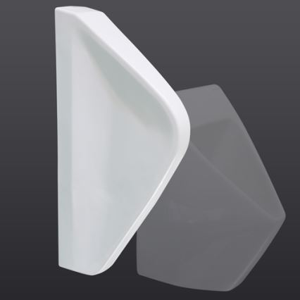 EcoStep 33001 - Pissuaari eraldussein 57,5x36 cm keraamika/valge