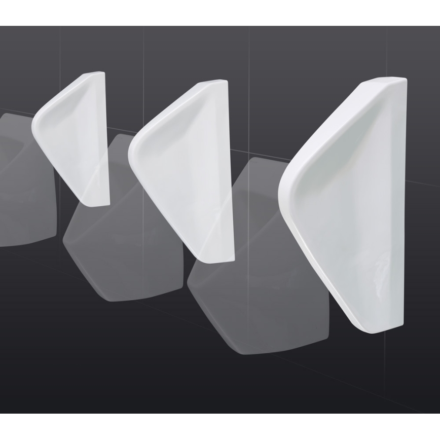 EcoStep 33001 - Pissuaari eraldussein 57,5x36 cm keraamika/valge