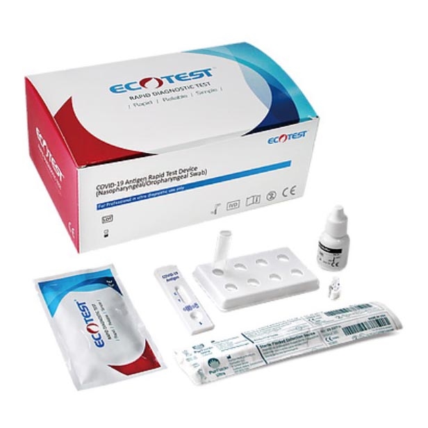 ECOTEST RAPID - Antigeeni kiirtest COVID-19, pakis 20 tk