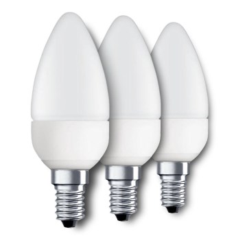 Eglo 10697 - KOMPLEKT 3x LED Pirn E14/4W/230V 320lm küünal 3000K