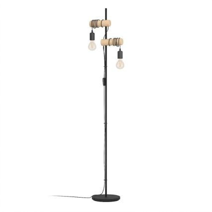 Eglo 183215 - Põrandalamp TOWNSHEND 2xE27/10W/230V