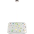 Eglo 202528 - Laste rippvalgusti kaabliga MONEDA 1xE27/60W/230V