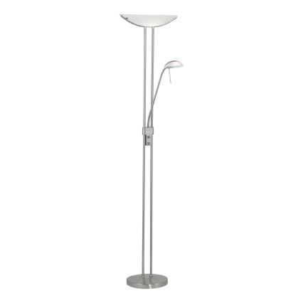 Eglo 25869 - Hämardatav põrandalamp BAYA 1xR7s/230W/230V + 1xG9/33W matt kroom