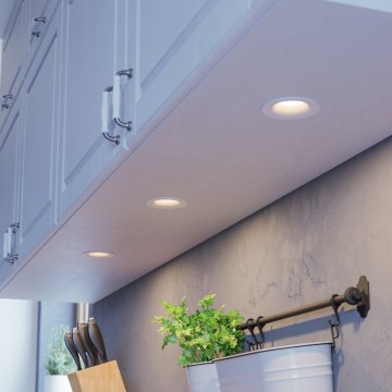 Eglo - 3-osaline komplekt hämardatavaid LED-laevalgusteid, LED/4,8W/230V, Ø 8,8 cm, valge