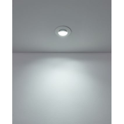 Eglo - 5-osaline LED lae sissepaigaldatavate valgustite komplekt LED/4,9 W/230 V 2700/4000/6500 K Ø 9 cm, valge