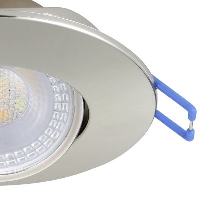 Eglo - Komplekt 3× lae sisse paigaldatavat LED-valgustit LED/4,9W/230V 2700/4000/6500K läbimõõt 9 cm mattkroom