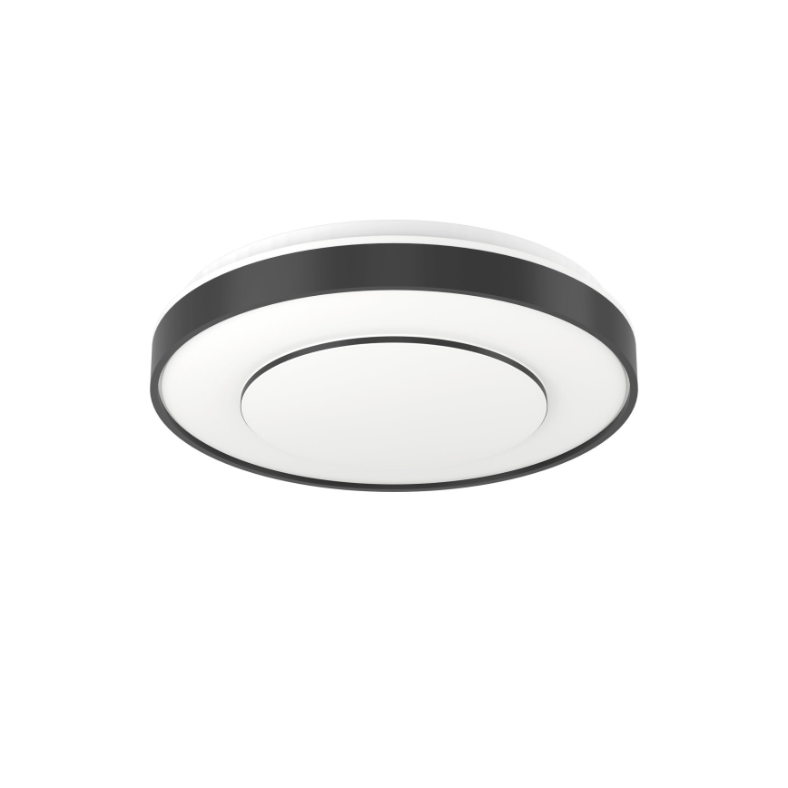 Eglo 300688 - LED RGBW hämardatav laevalgusti MONTERIGGIONI-Z LED/18,5W/230V 2700-6500K läbimõõt 38,4 cm must + kaugjuhtimispult