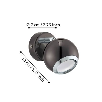 Eglo - LED Kohtvalgusti 1xGU10/3W/230V