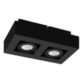 Eglo 31063 - LED suunavalgusti MENDOZA 2xLED/4,7W/230V 3000K must