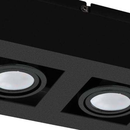 Eglo 31063 - LED suunavalgusti MENDOZA 2xLED/4,7W/230V 3000K must