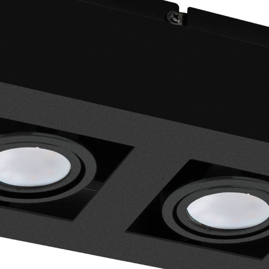 Eglo 31063 - LED suunavalgusti MENDOZA 2xLED/4,7W/230V 3000K must