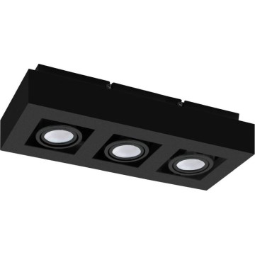 Eglo 31064 - LED-spottvalgusti MENDOZA 3xLED/4,7W/230V 3000K must