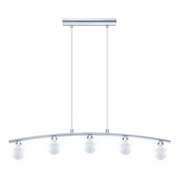 Eglo 31424 - Nööriga lühter ROSARNO 5xG9/33W/230V
