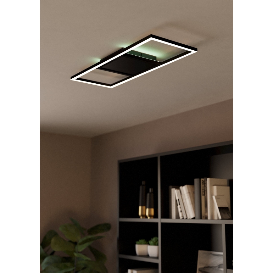 Eglo 31431 - LED RGB Hämardatav laevalgusti CALAGRANO-Z LED/21W/230V 3000-6500K must