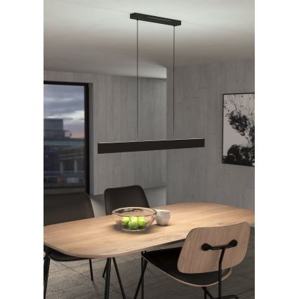 Eglo 31433 - LED RGBW Hämardatav lühter ANDREAS-Z LED/38W/230V 2700-6500K must