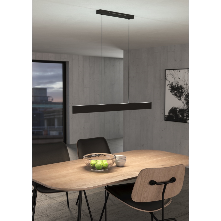 Eglo 31433 - LED RGBW Hämardatav lühter ANDREAS-Z LED/38W/230V 2700-6500K must