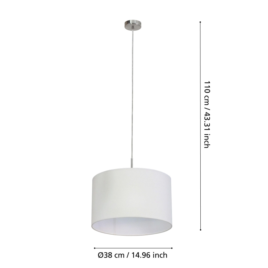 Eglo - Lühter 1xE27/60W/230V
