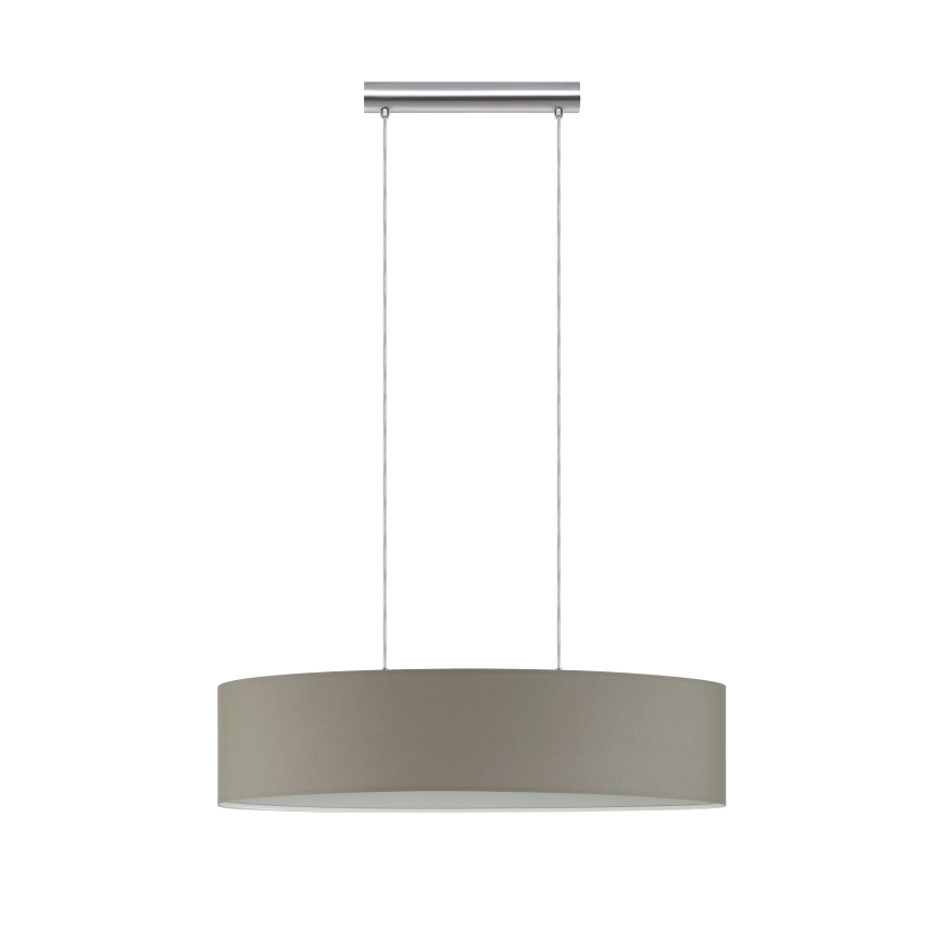 Eglo - Lühter 2xE27/60W/230V taupe