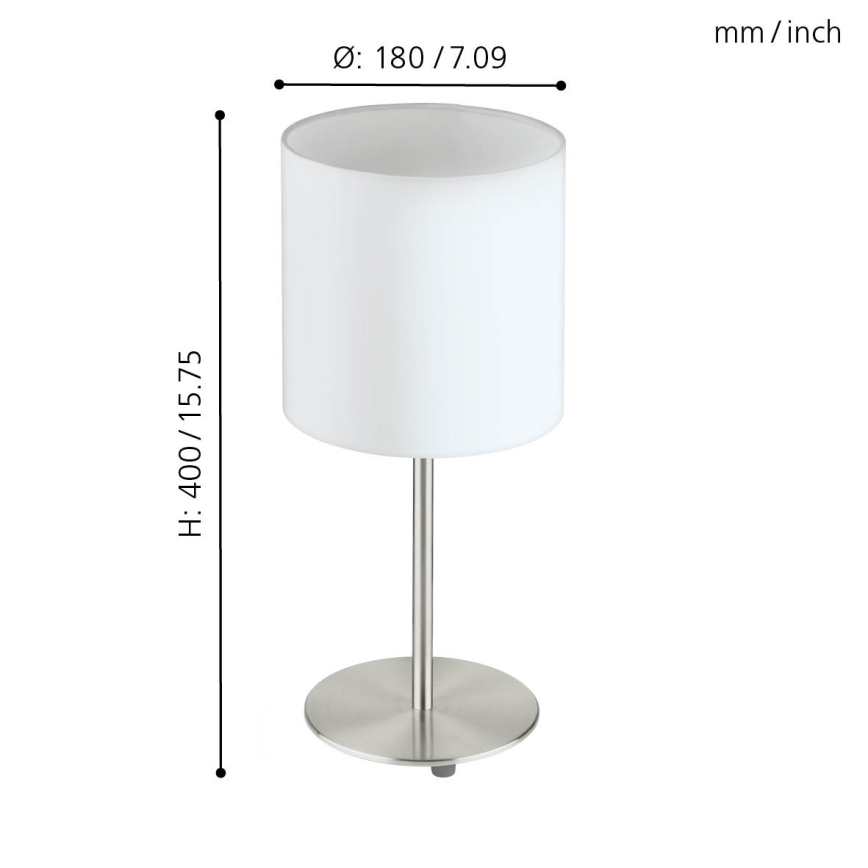 Eglo - Laualamp 1xE27/60W/230V
