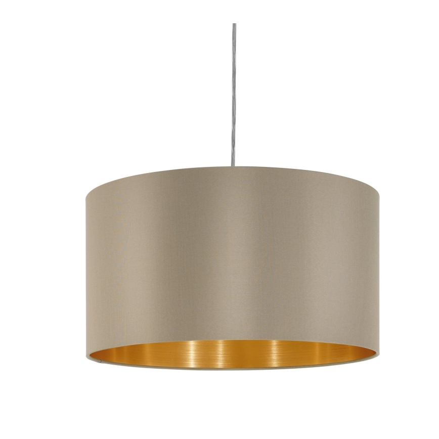 Eglo - Lühter 1xE27/60W/230V taupe