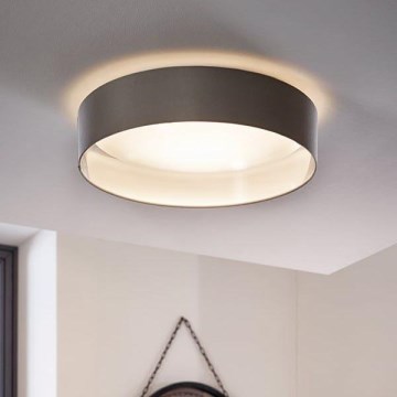 Eglo 31623 - LED laelamp MASERLO LED/16W/230V 3000K ø 40,5 cm hall/hõbedane