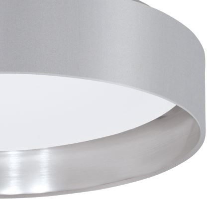 Eglo 31623 - LED laelamp MASERLO LED/16W/230V 3000K ø 40,5 cm hall/hõbedane