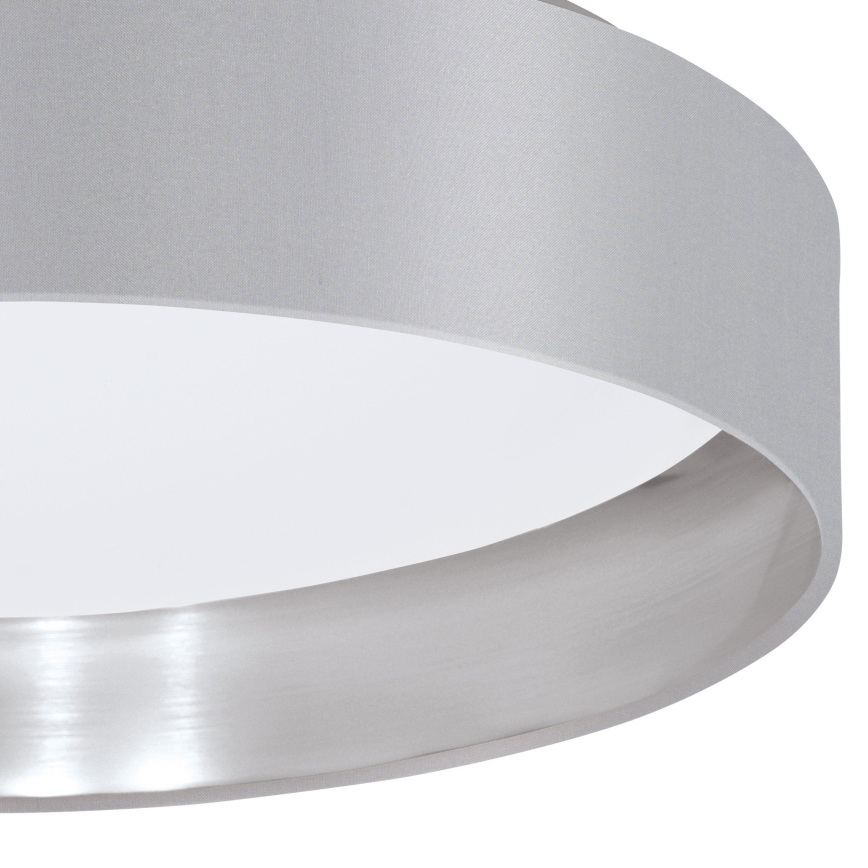 Eglo 31623 - LED laelamp MASERLO LED/16W/230V 3000K ø 40,5 cm hall/hõbedane