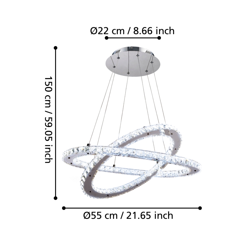Eglo - LED Ripplühter LED/29.6W/230V
