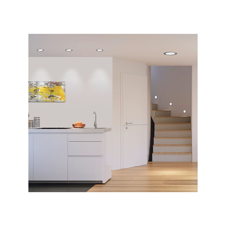 Eglo 31671 - FUEVA 1 süvistatav LED-valgusti 10,9 W/230 V, läbimõõt 17 cm