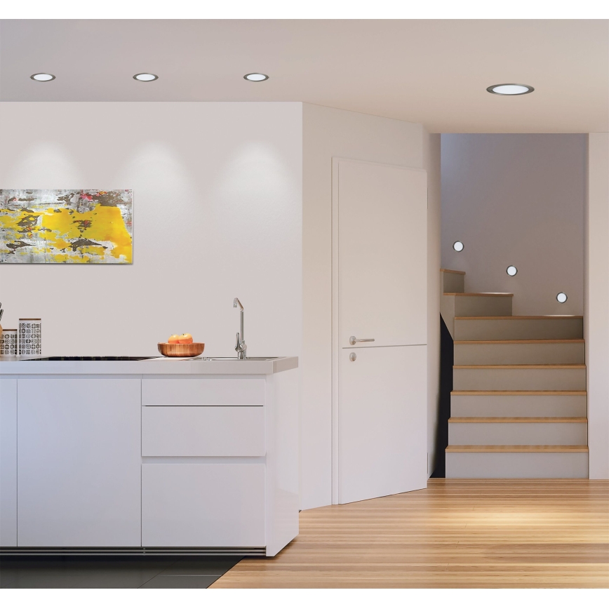 Eglo 31676 - LED-süvistatav laevalgusti FUEVA 1 LED/18W/230V läbimõõt 22,5 cm