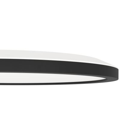 Eglo 31703 - LED RGBW hämardatav laelamp ROVITO-Z LED/14,6W/230V 2700-6500K läbimõõt 29,5 cm must