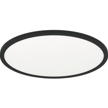 Eglo 31704 - LED RGBW hämardatav laelamp ROVITO-Z 1xLED/16,5W/230V 2700-6500K läbimõõt 42 cm musta värvi + kaugjuhtimispult