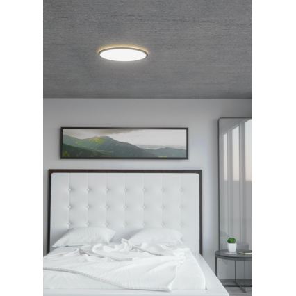 Eglo 31704 - LED RGBW hämardatav laelamp ROVITO-Z 1xLED/16,5W/230V 2700-6500K läbimõõt 42 cm must