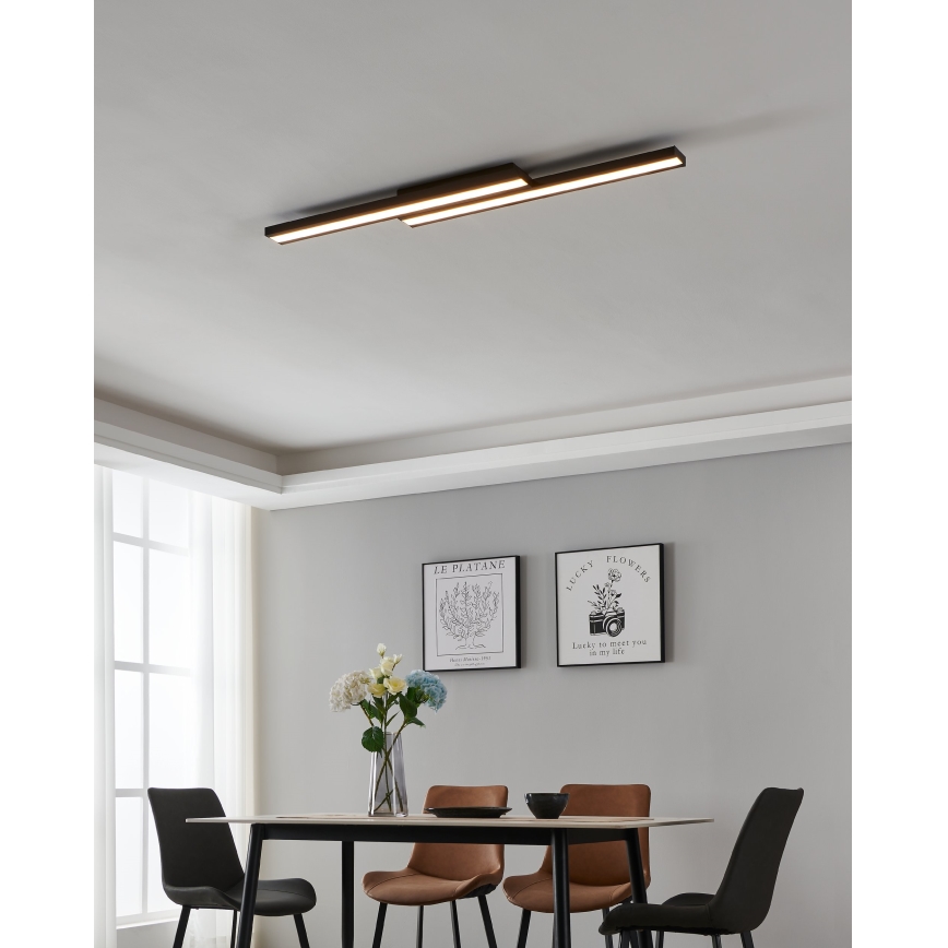Eglo 31715 - LED RGB Hämardatav laevalgusti SALITERAS-Z LED/20,4W/230V 2700-6500K must