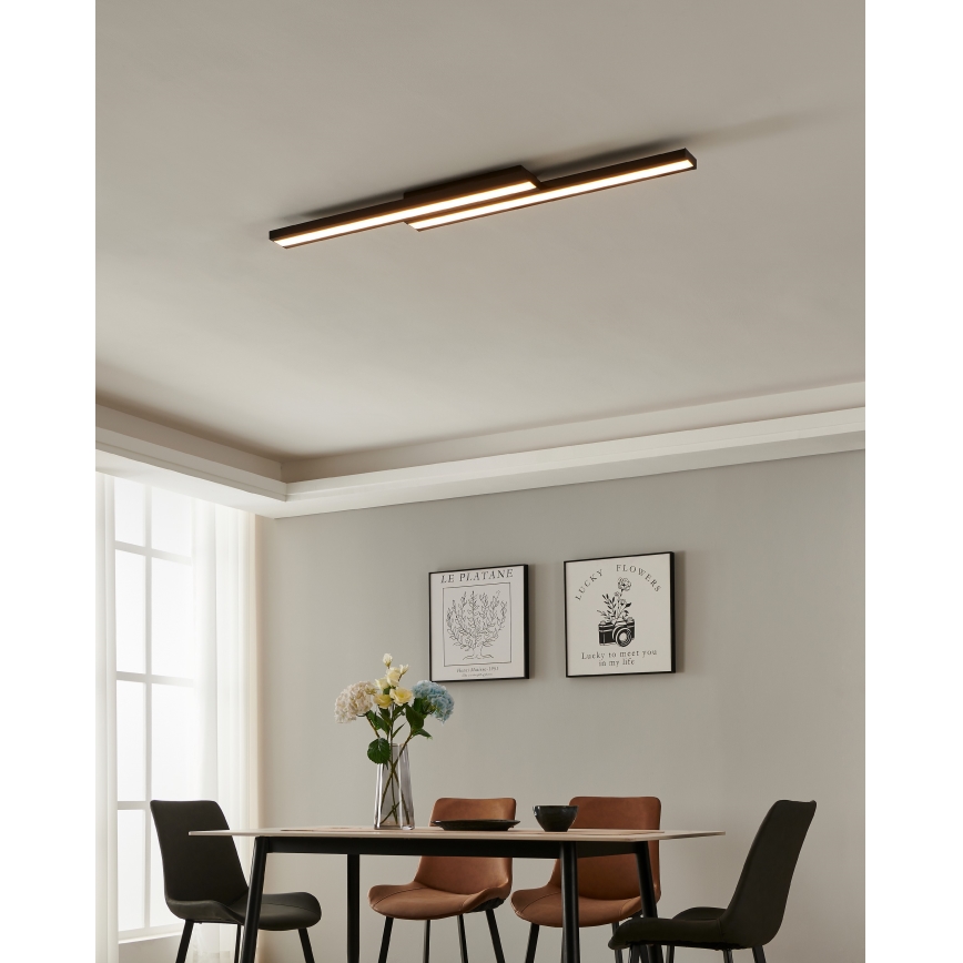 Eglo 31715 - LED RGB Hämardatav laevalgusti SALITERAS-Z LED/20,4W/230V 2700-6500K must