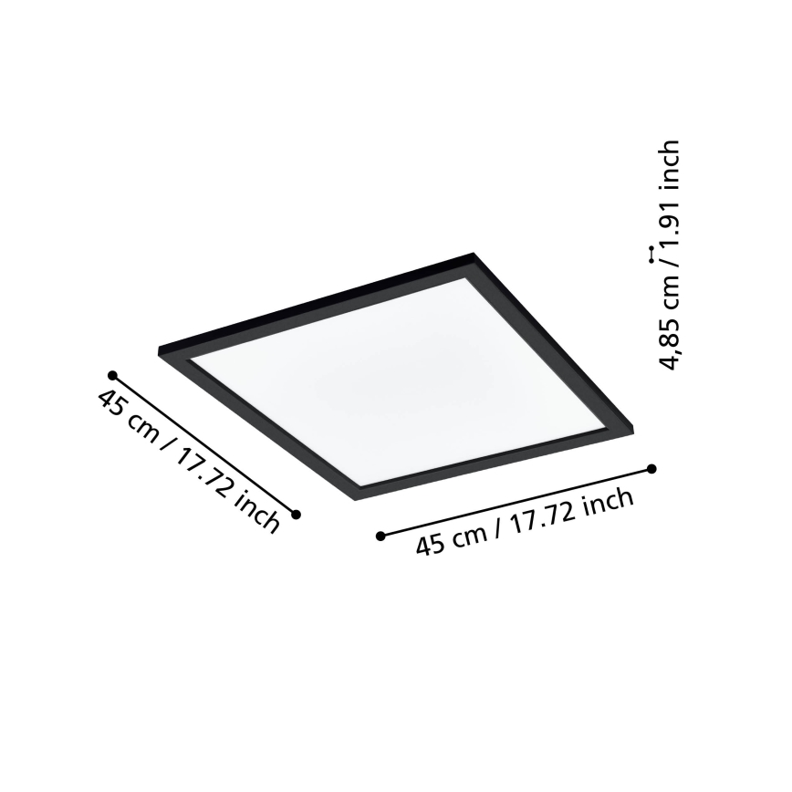 Eglo 31724 - LED Hämardatav laevalgusti SALOBRENA-Z LED/21,5W/230V 2700-6500K must