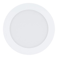 Eglo 31742 - LED Hämardatav süvistatav valgusti vannituppa FUEVA-Z LED/10,5W/230V 2700-6500K IP44 valge