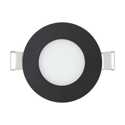 Eglo 31743 - KOMPLEKT 3x LED hämardatav vannitoa lae sisse paigaldatav valgusti FUEVA-Z LED/2,8W/230V 2700-6500 IP44 must Ø 8,5 cm