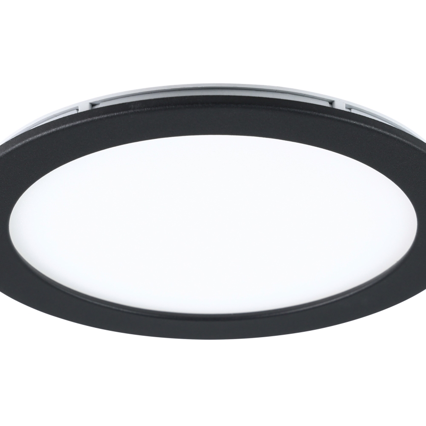 Eglo 31744 - LED Hämardatav süvistatav valgusti vannituppa FUEVA-Z LED/10,5W/230V 2700-6500K IP44 must