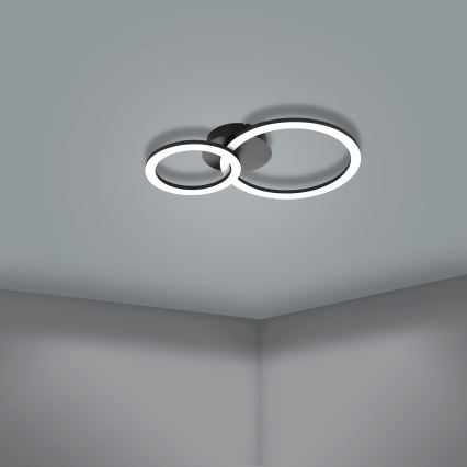 Eglo 31772 - LED Hämardatav laevalgusti PARRAPOS-Z LED/15W/230V 3000-6500K must