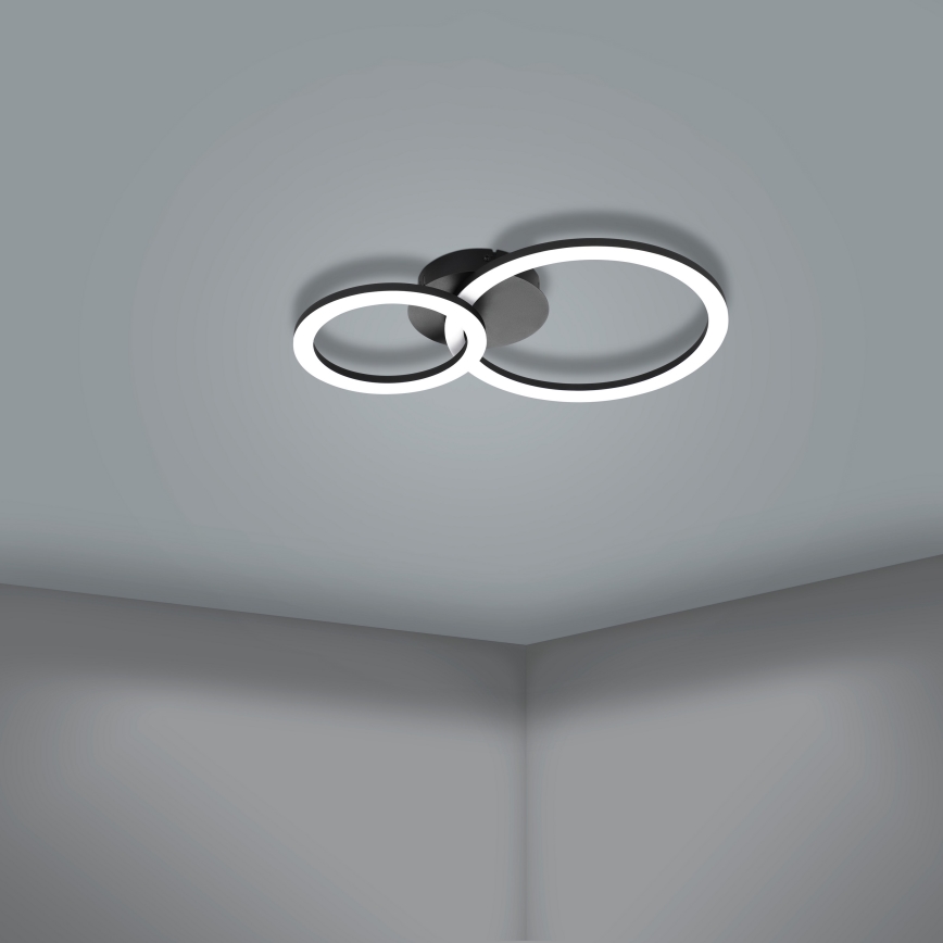 Eglo 31772 - LED Hämardatav laevalgusti PARRAPOS-Z LED/15W/230V 3000-6500K must