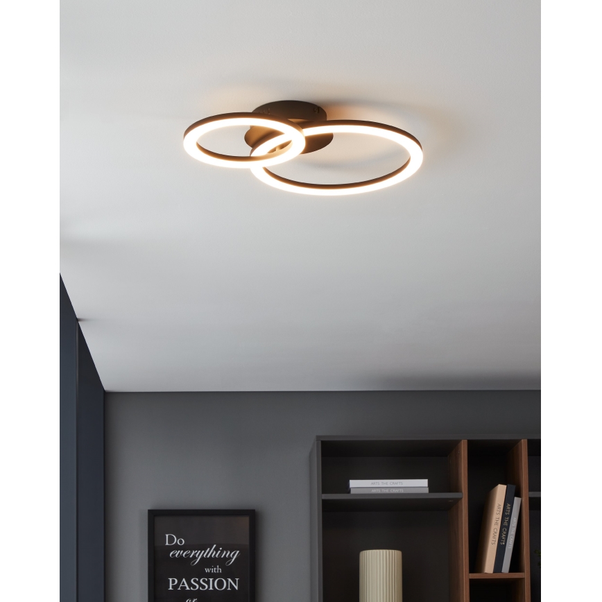 Eglo 31772 - LED Hämardatav laevalgusti PARRAPOS-Z LED/15W/230V 3000-6500K must
