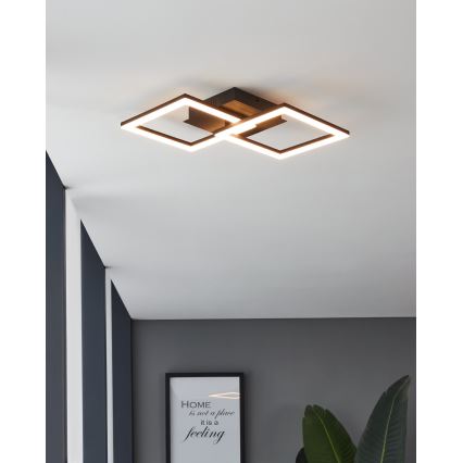 Eglo 31774 - LED Hämardatav laevalgusti PARANDAY-Z LED/21,5W/230V 3000-6500K must