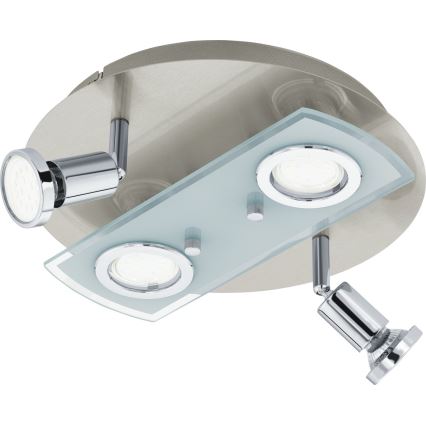 Eglo 32001 - LED-laevalgusti PAWEDO 1 4xGU10-LED/3W/230V