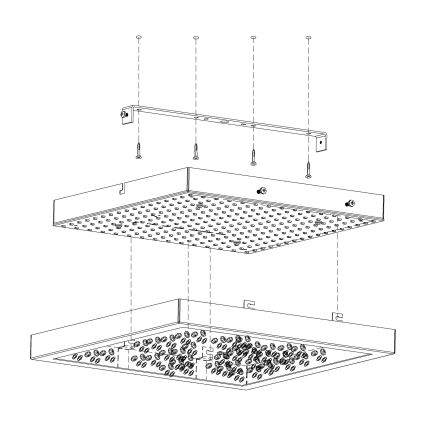 Eglo - LED-laevalgusti  LED/16W/230V